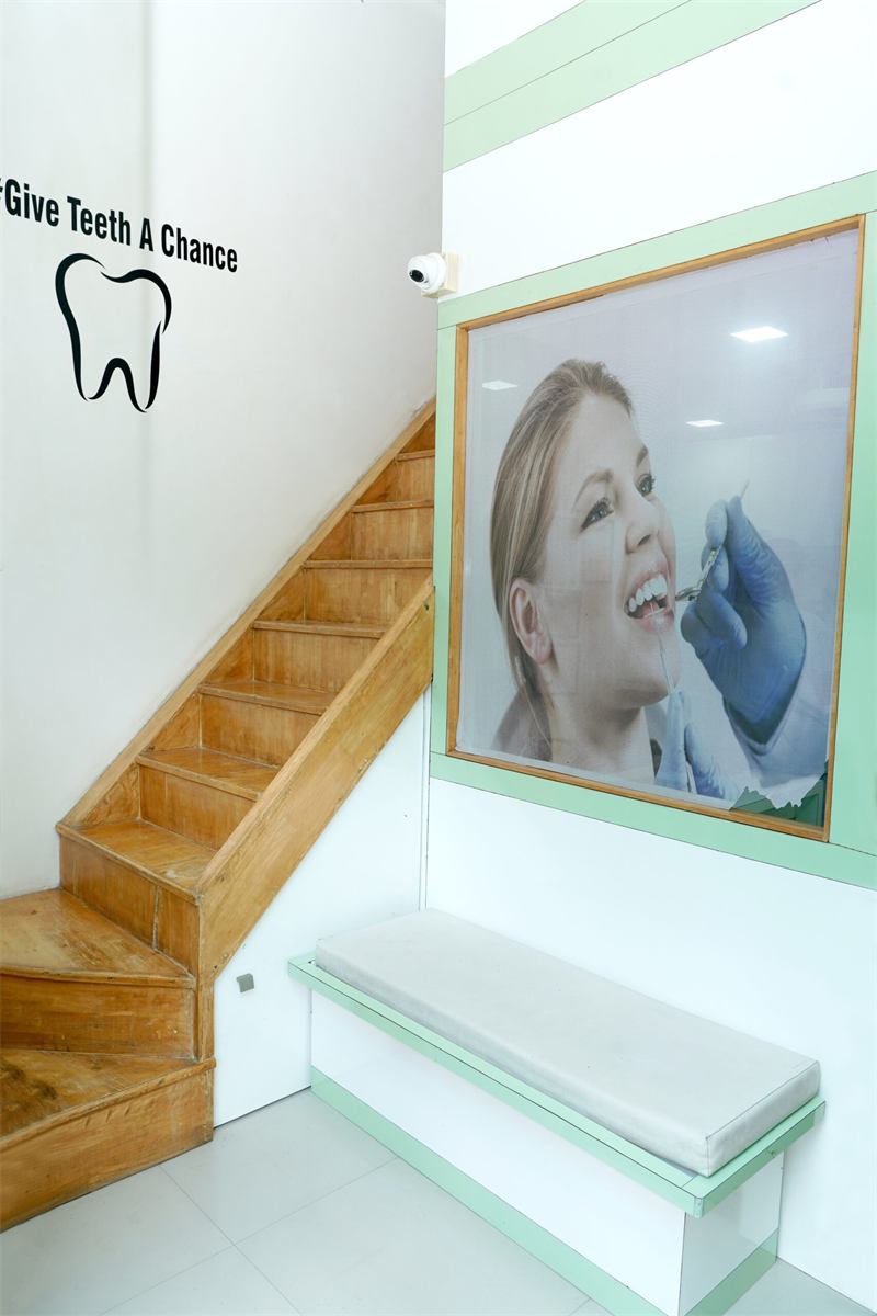 Patient waiting area at the dental clinic in Wakad
